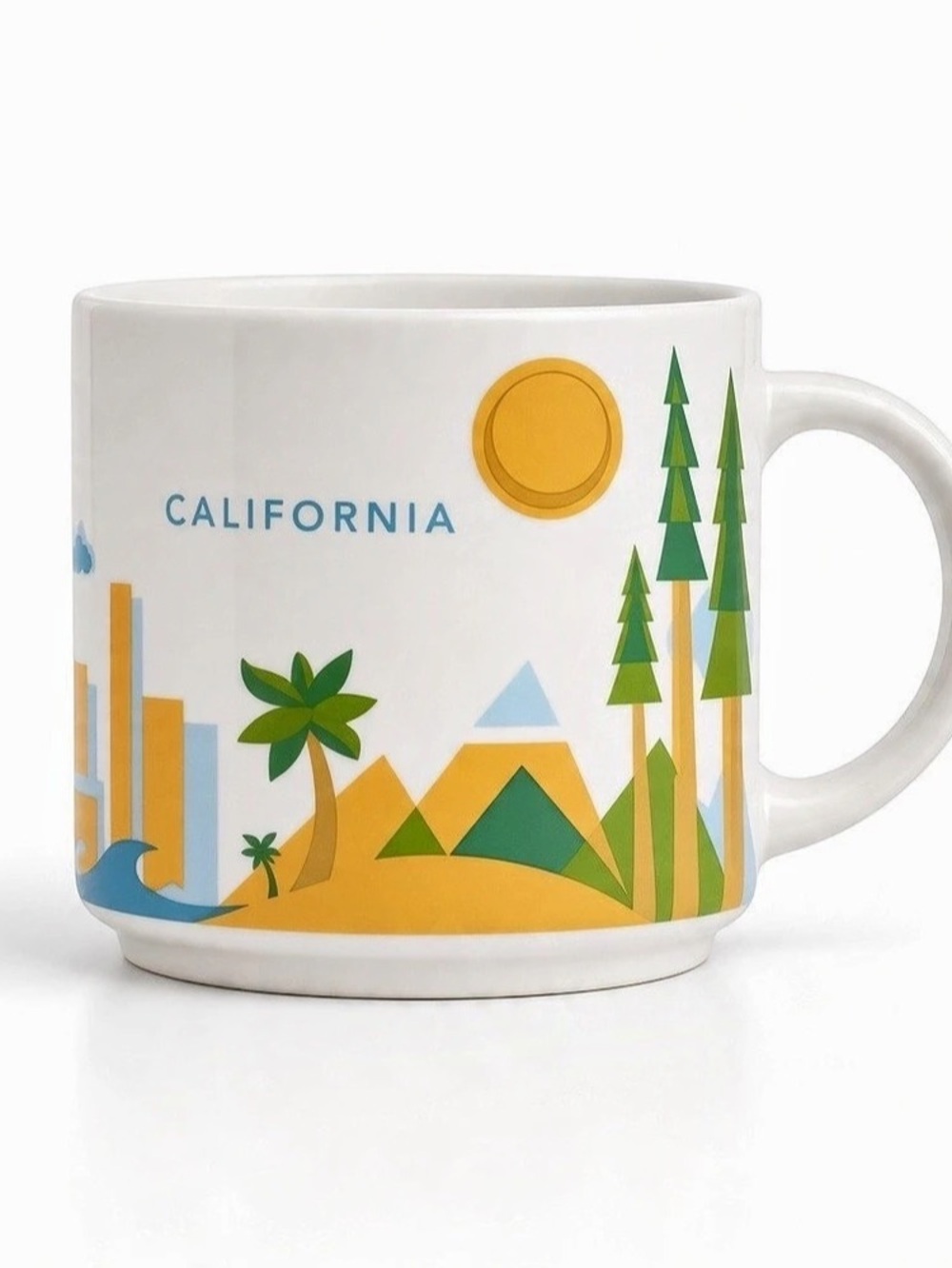 Starbucks You Are Here California Coffee Mug Vintage 2013 Collection 14oz